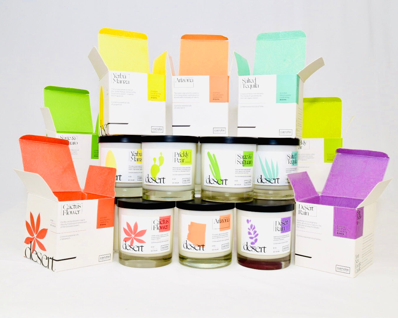 Candle Chemistry Our Desert candle line